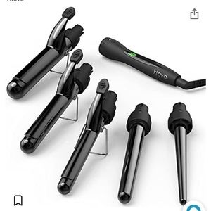 5-in-1 Professional Curling Iron and Wand Set by Xtava